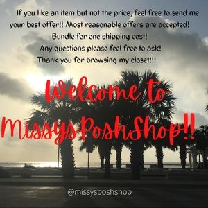 Welcome to MissysPoshShop!!!! ❤️